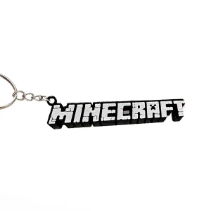 Minecraft Logo Anahtarlık
